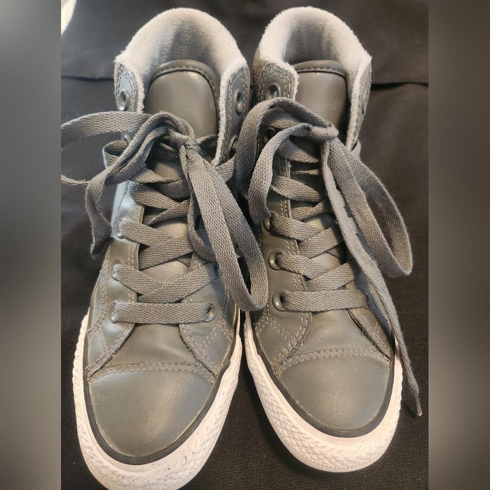 Leather Hightop Converse